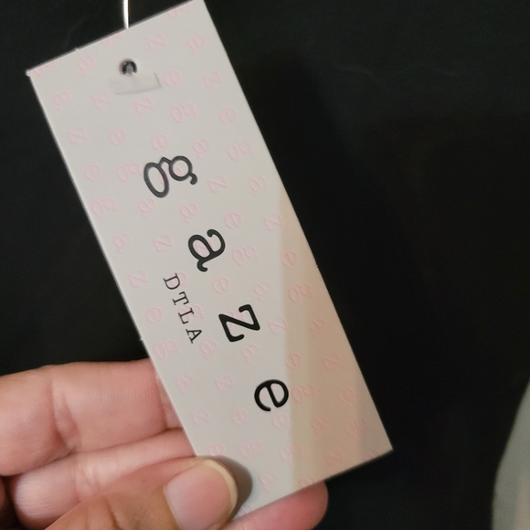 Gaze DTLA "Woman" Front Logo Body Suit Black - Picture 6 of 7